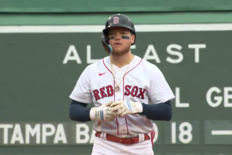 Alex Verdugo se despacha con 3 hits ante Rays