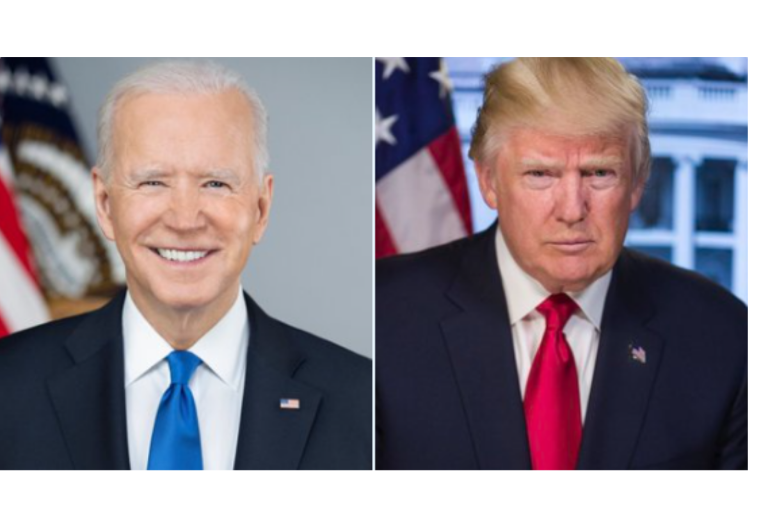 Aceptan Biden y Trump debatir dos veces