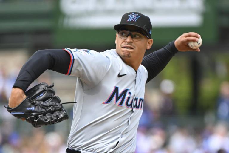 Jesús Luzardo es inhabilitado por los Marlins por rigidez en el codo
