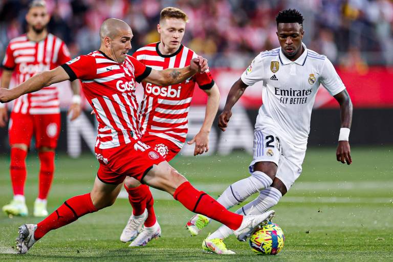 El Girona sorprende al Real Madrid con póker de Valentín Castellanos