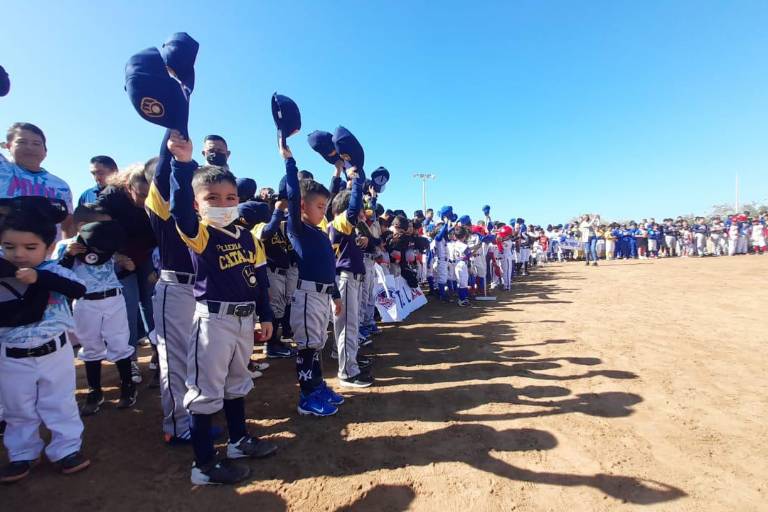 Inauguran la edición 42 de la Liga de Beisbol Infantil y Juvenil Quintero Castañeda
