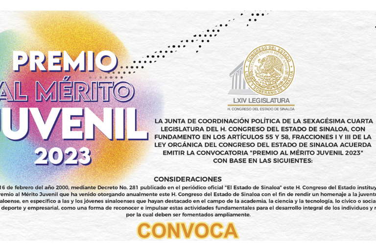 Este viernes cierra la convocatoria del Premio al Mérito Juvenil