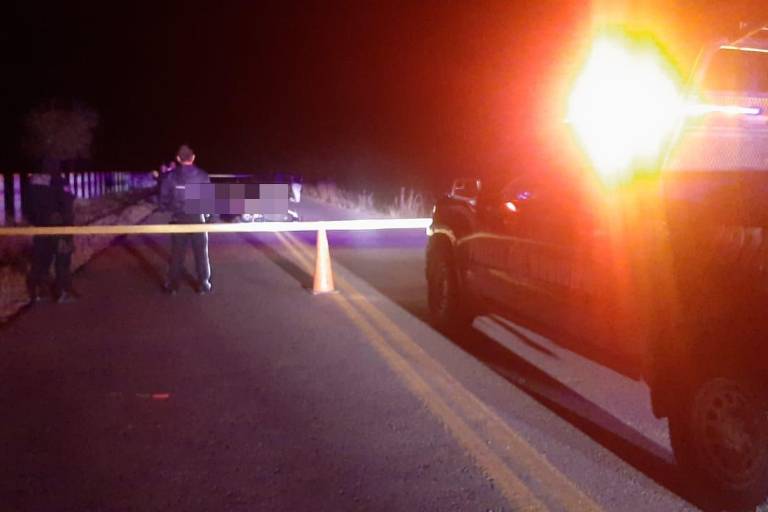 Accidente deja motociclista muerto y un herido en la carretera estatal a Matatán