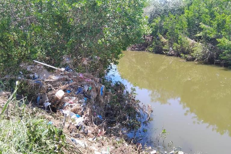 Basura y maleza se acumulan en el Arroyo Jabalines pese a jornada de limpieza