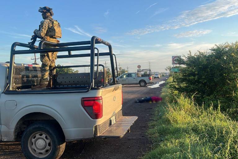 Hallan un hombre asesinado a balazos en la carretera de El Quemadito, al sur de Culiacán