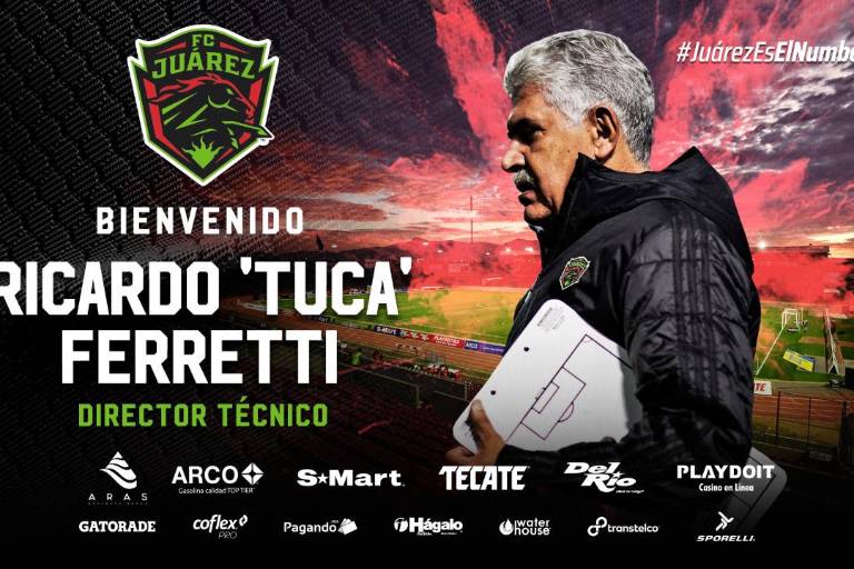 Ricardo Ferretti es el nuevo entrenador de los Bravos de Juárez