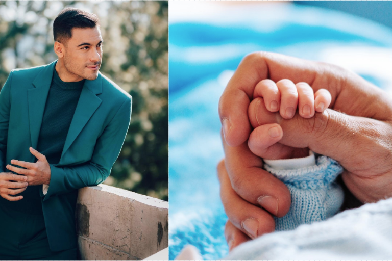 Comparte Carlos Rivera una tierna foto con su bebé León