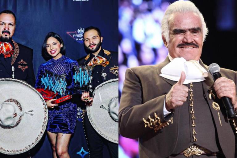 La dinastía Aguilar hace guardia al féretro de Vicente Fernández