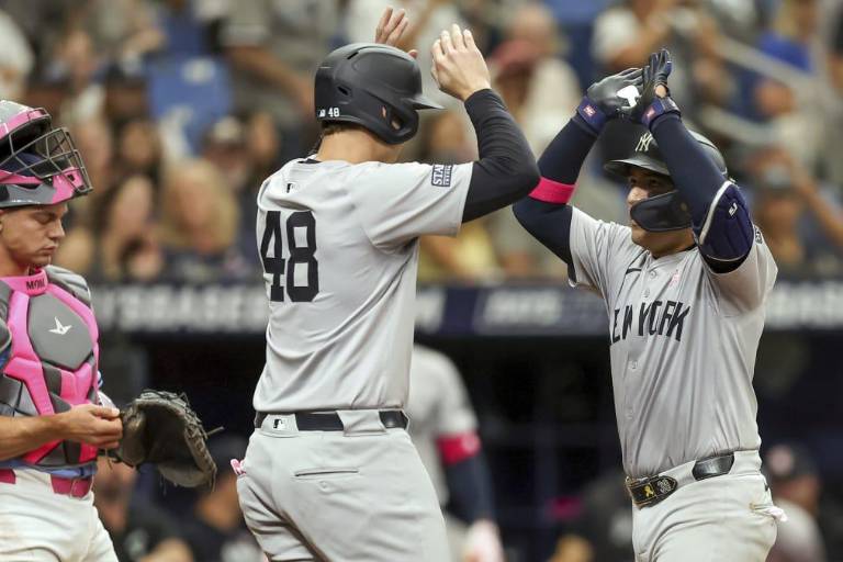 Yanquis se llevan serie contra Rays impulsados por cinco cuadrangulares