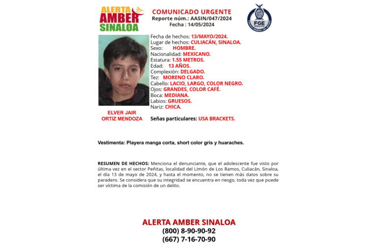 Hombres armados raptan a adulto y menor en el Limón de Los Ramos; activan Alerta Ámber