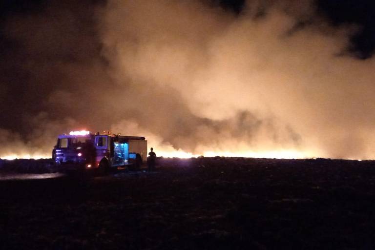 Incendio en basurón de Culiacán deja 300 familias de pepenadores sin trabajo