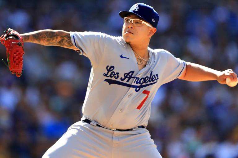 Julio Urías volvería a lanzar con Dodgers el próximo domingo