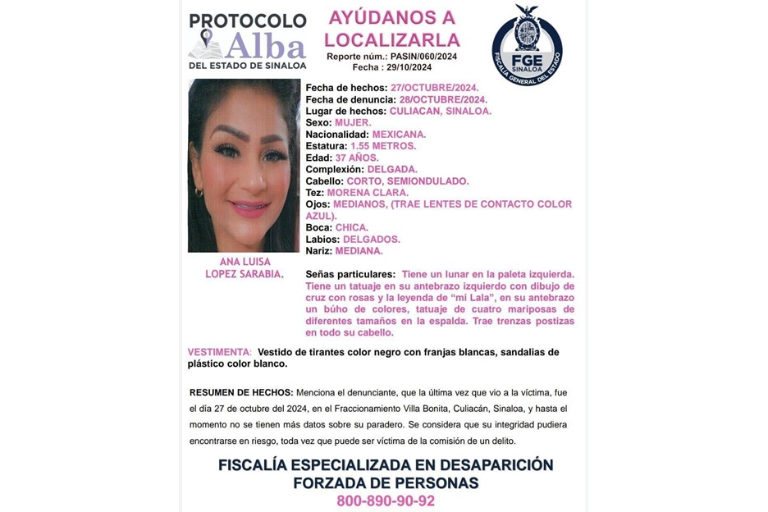 Desaparece mujer custodia de Penal de Aguaruto; Secretario dice que ya no se presentó a trabajar