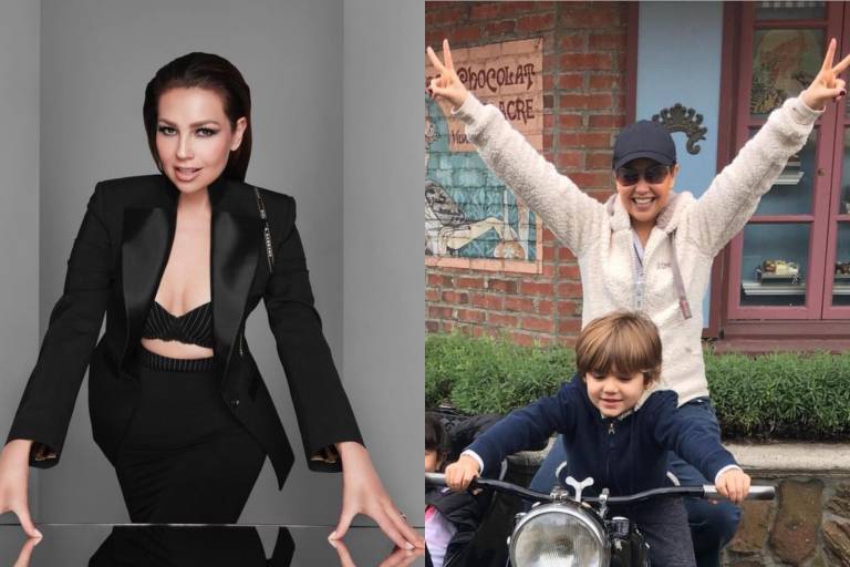 Thalía celebra el cumpleaños de su hijo en medio de la pérdida de su abuela