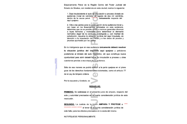 Obtiene ‘El Químico’ amparo en caso luminarias y logra diferir audiencia intermedia