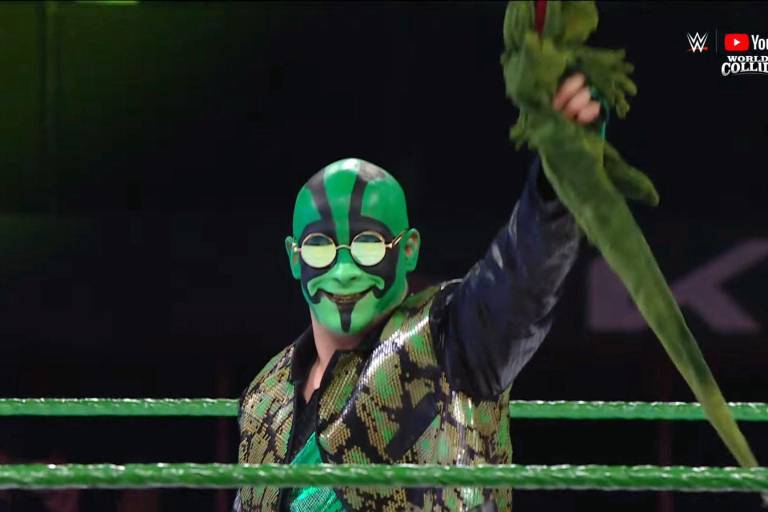 Mr. Iguana brilla en Worlds Collide con su estilo único