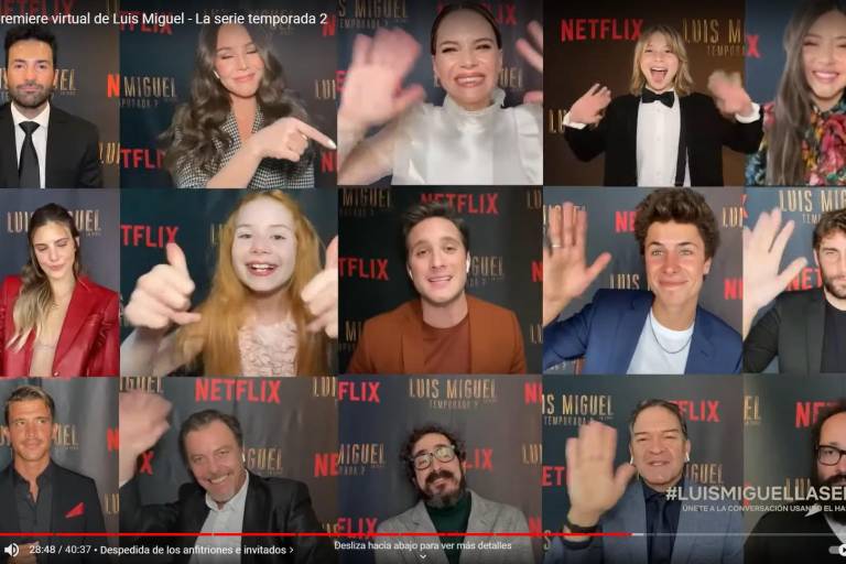 Se reúne elenco de Luis Miguel, La Serie, previo al lanzamiento de la segunda temporada