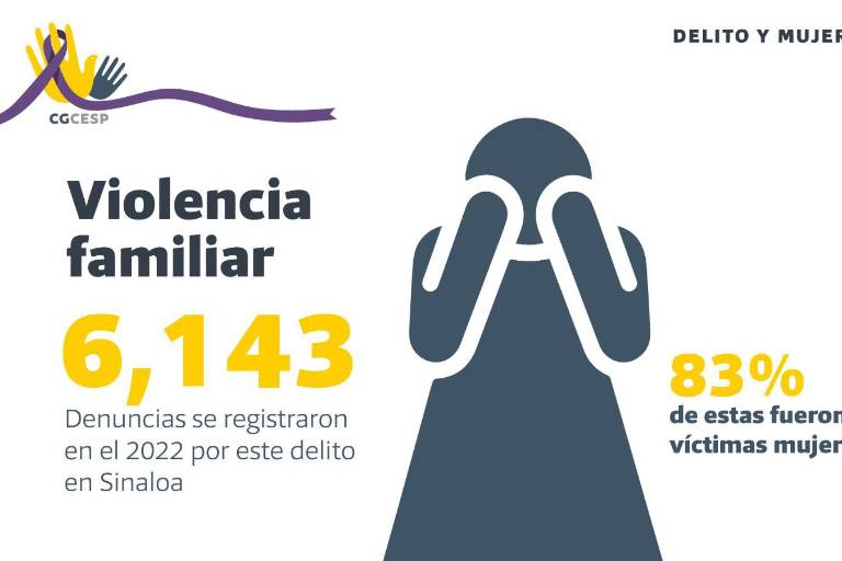 Violencia familiar, lesiones y violación castigaron a mujeres de Sinaloa en 2022