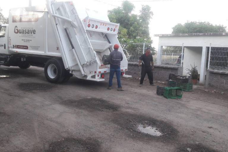 Incorporan a rutas nuevos camiones recolectores de basura en Guasave