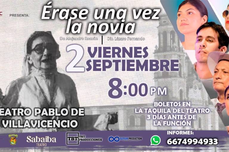 Llegará ‘Érase una vez la novia’ este 2 de septiembre