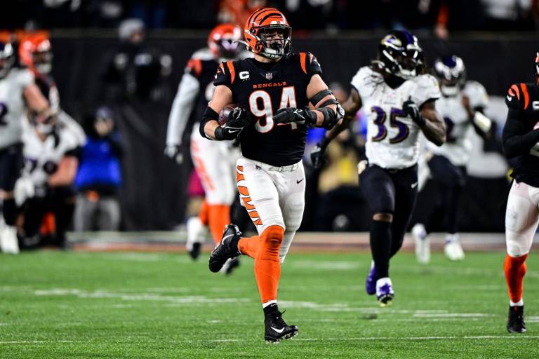 Bengals jugarán sin tres linieros titulares contra Bills