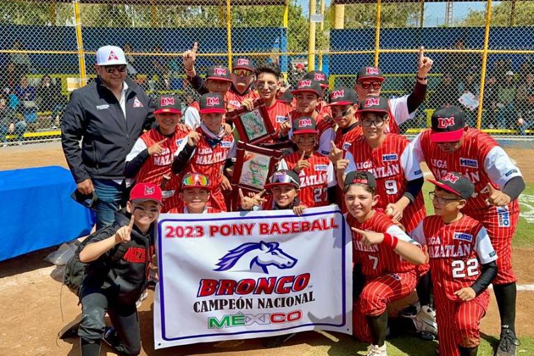 Liga Mazatlán logra título Infantil a nivel nacional e irá a Pony League