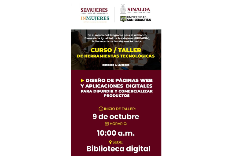 Invitan a emprendedoras de Escuinapa a curso de diseño de páginas web