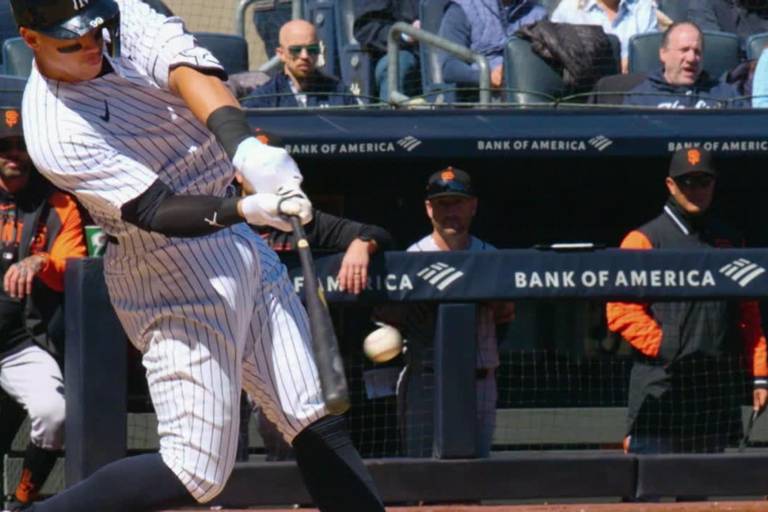 Aaron Judge conecta jonrón en su primer batazo