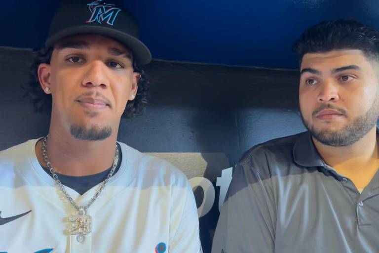 Eury Pérez dice estar al 75% en su camino de regreso a los Marlins