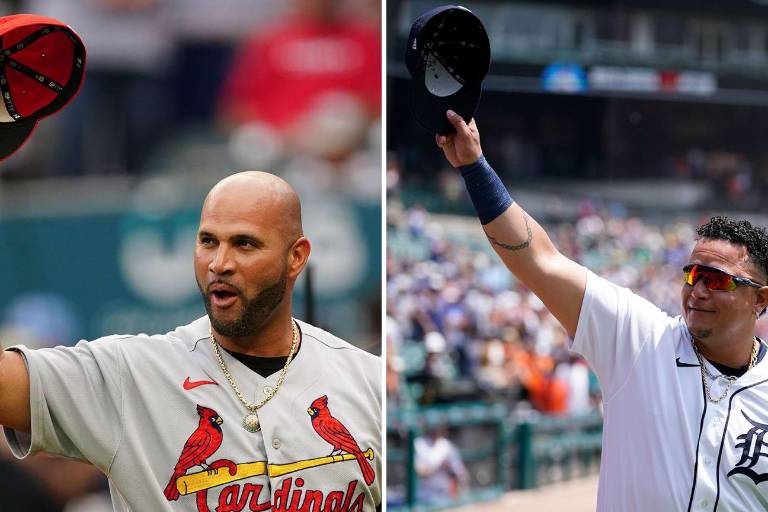 Albert Pujols y Miguel Cabrera, al Juego de Estrellas como selecciones de legado