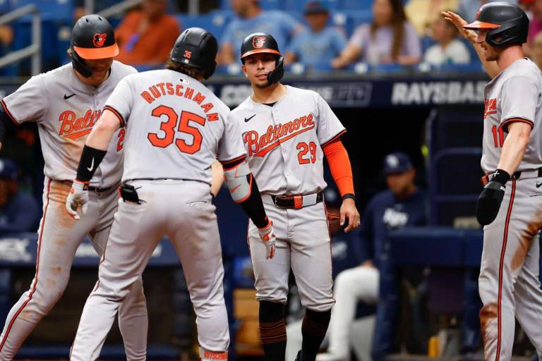 Un dominante Rodríguez y grand slam de Rutschman guían a Orioles sobre Rays