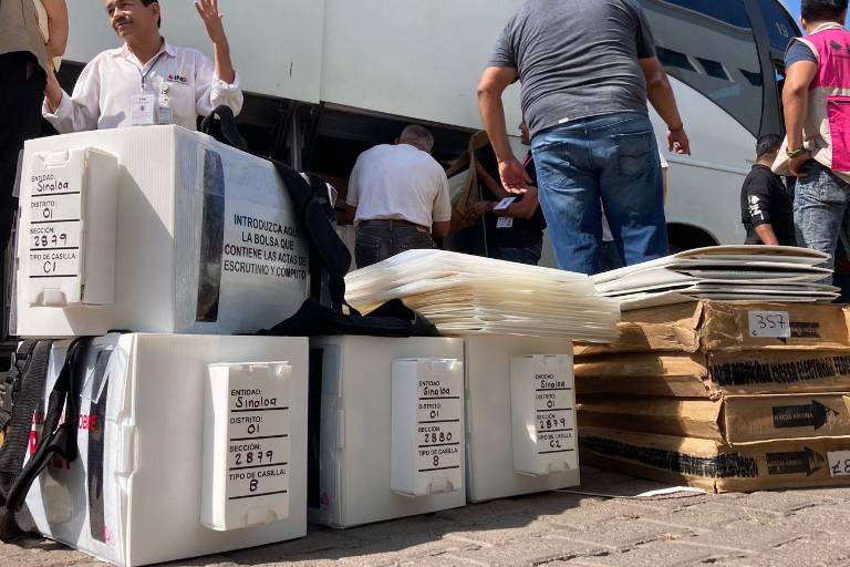 Inicia el reparto de paquetes electorales en el sur de Sinaloa rumbo a las elecciones del 2 de junio