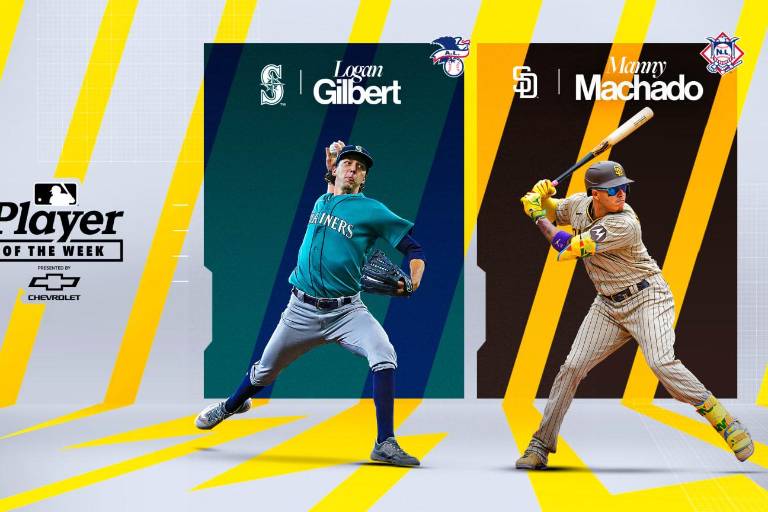 Logan Gilbert y Manny Machado son nombrados Jugadores de la Semana