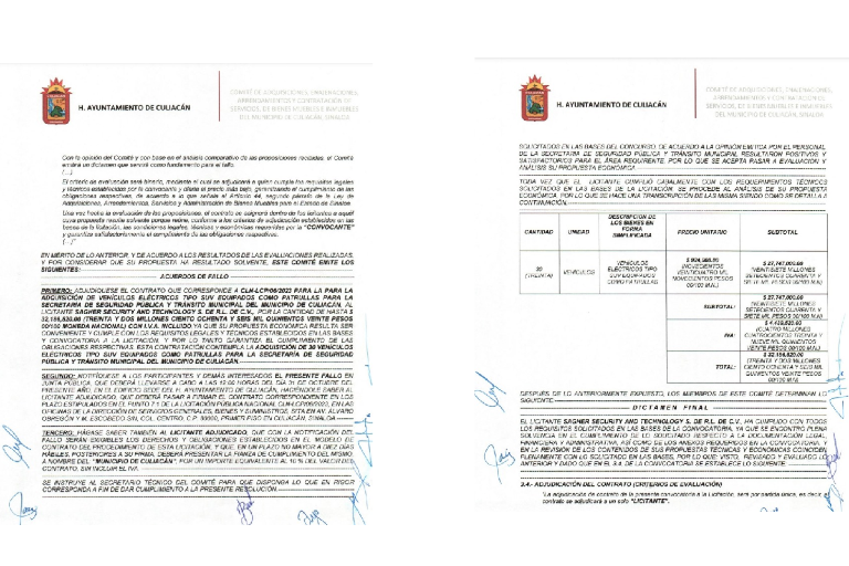 Autoriza Comuna de Culiacán compra de patrullas tipo SUV por $32 millones