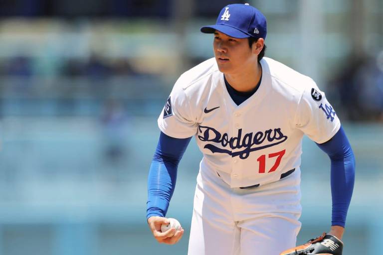 Ohtani consigue su primer ponche como un Dodger y luego empuja cinco