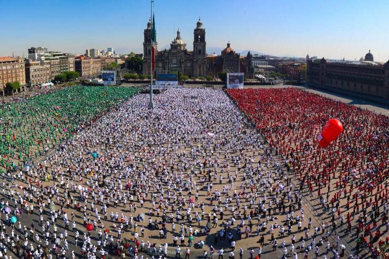 Sheinbaum hace un llamado a la paz y la soberanía durante Clase Nacional de Boxeo 2025