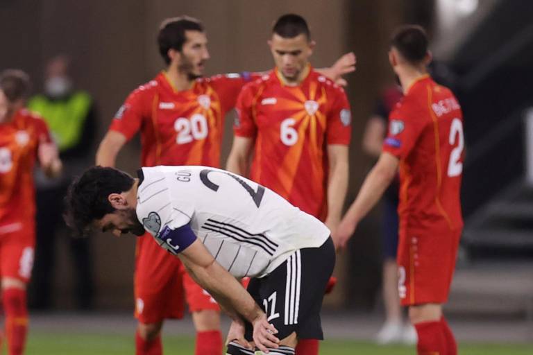 Alemania sufre sorpresiva derrota ante Macedonia del Norte
