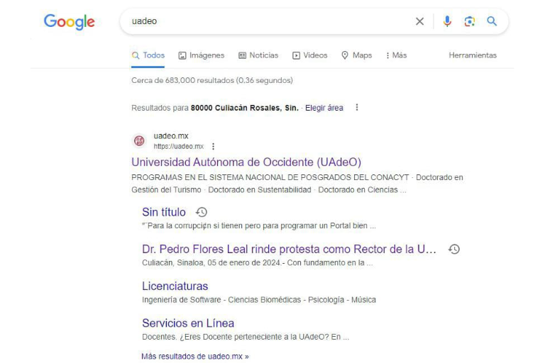 Hackean página de Internet de la UAdeO