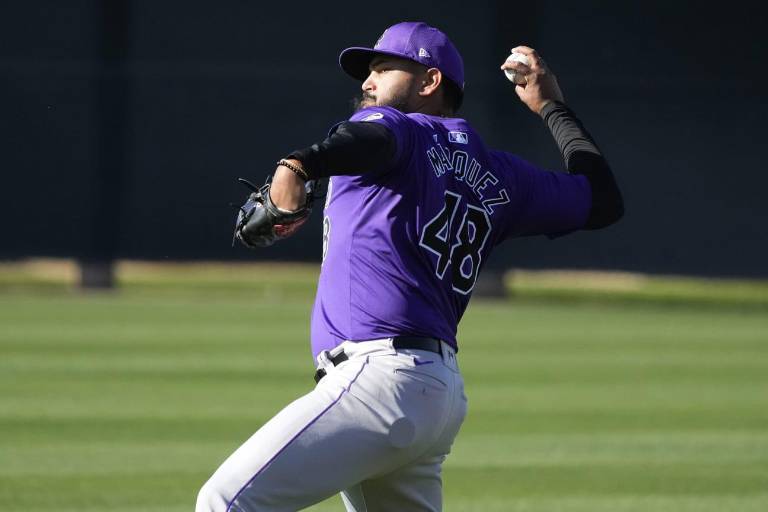 Germán Márquez está ilusionado por eventual regreso a la rotación de Rockies