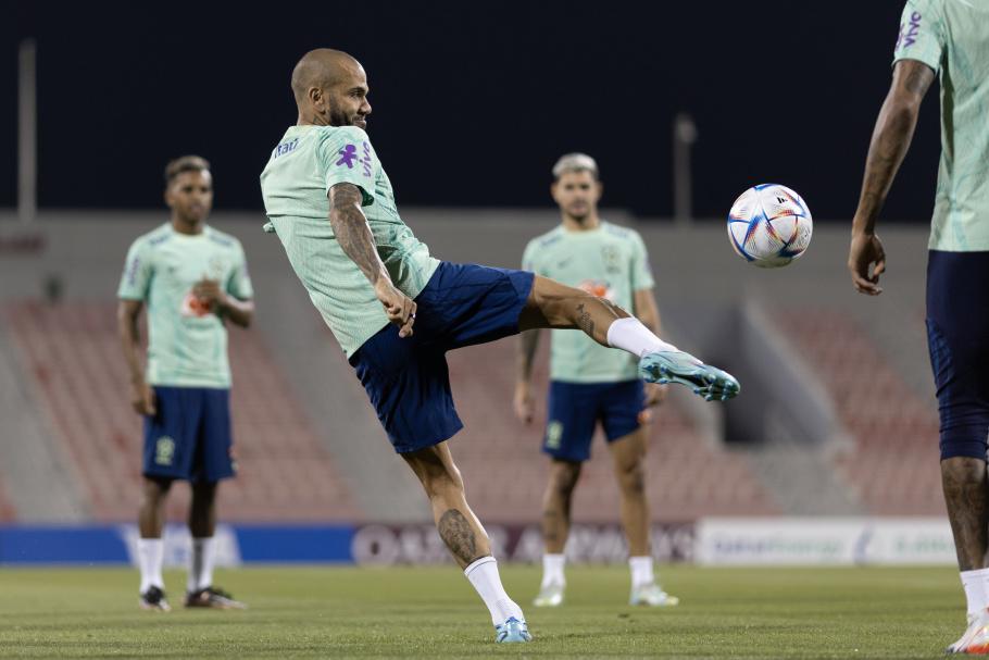 $!Brasil entrena previo a su duelo ante Suiza con la vuelta de Antony y la ausencia de Neymar