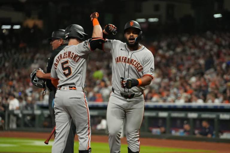 Heliot Ramos iguala marca de Mays y Gigantes aseguran serie en Houston