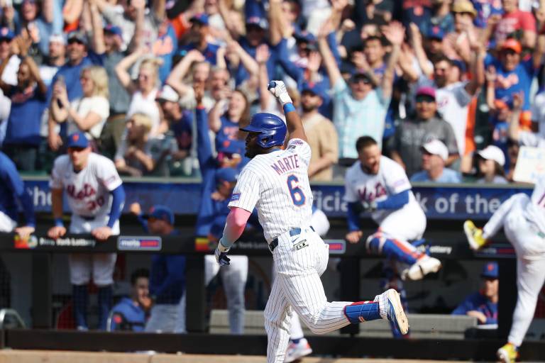 ¡Mejor récord en MLB! Mets suman séptima victoria seguida con dramático walk-off contra Filis