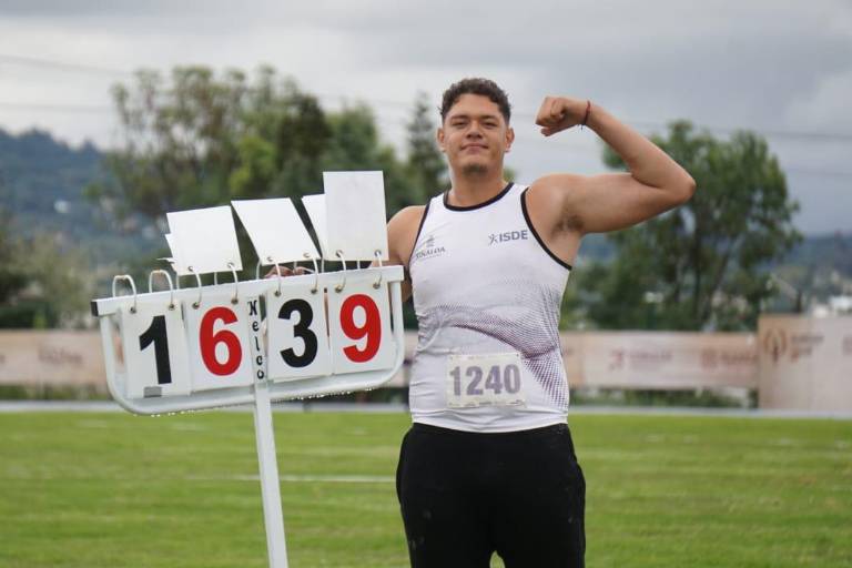Diego Hernández da la cuarta medalla de oro en atletismo para Sinaloa