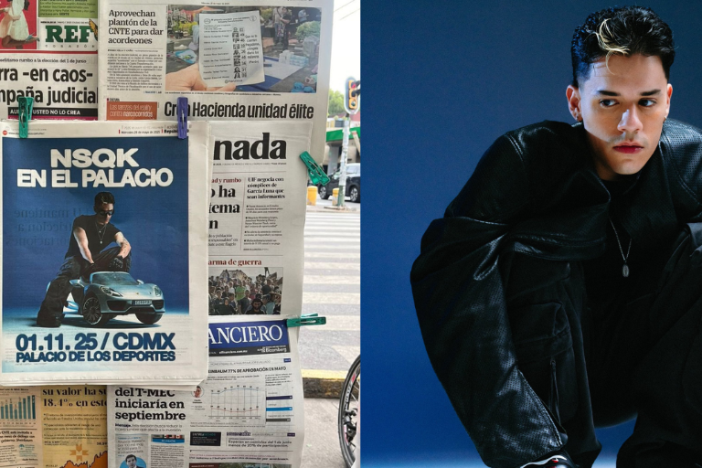 Convierte NSQK puestos de periódicos en escenario para anunciar su concierto en CDMX