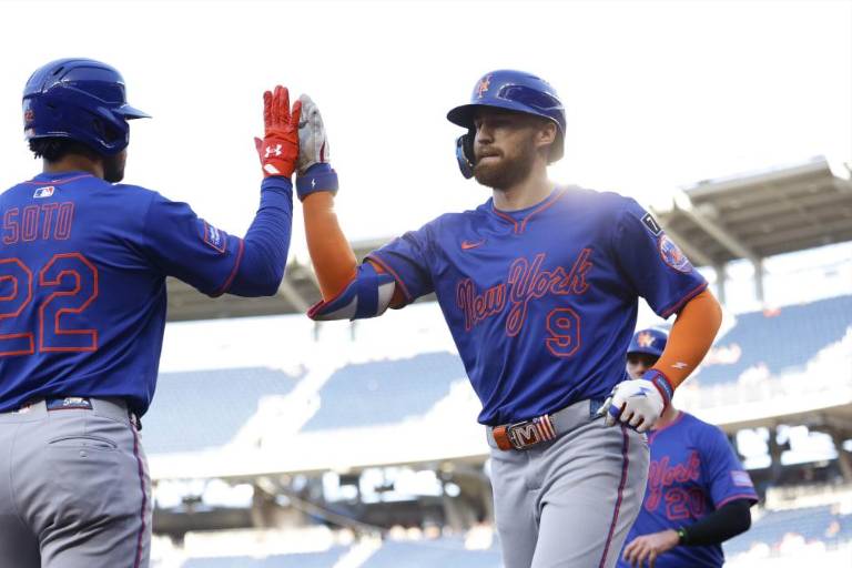 Detrás de Brandon Nimmo, Mets apalean a Nacionales y son primeros con 20 triunfos en 2025