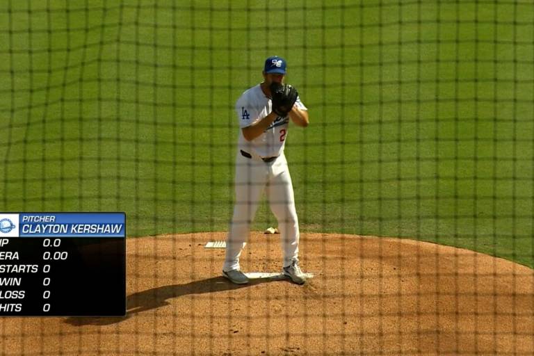 Kershaw poncha a dos en su primera apertura de rehabilitación