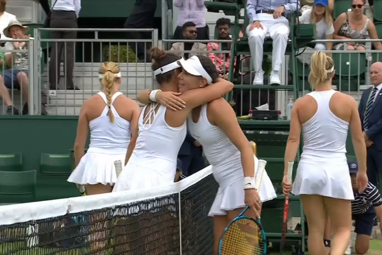 Giuliana Olmos se despide del dobles femenil de Wimbledon