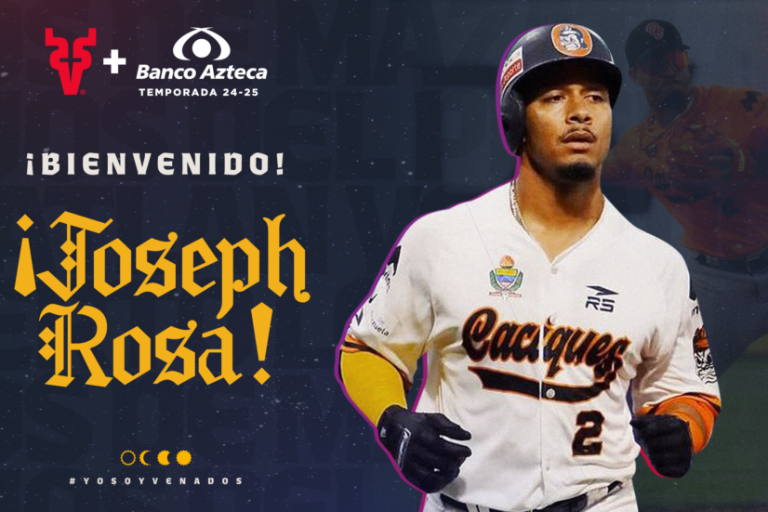 Joseph Rosa llega a Venados de Mazatlán