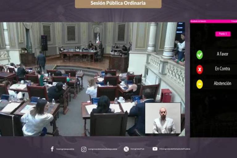Discusión de la despenalización del aborto en Puebla confronta a manifestantes en el Congreso