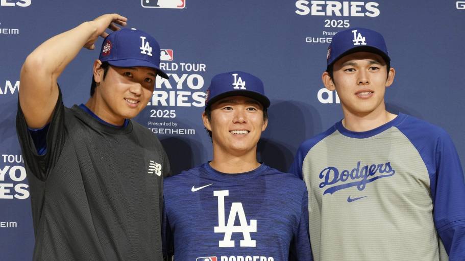 El trío de Dodgers japoneses está listo para brillar en su país